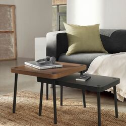 Set mese pentru reviste Ikea Sonhult (Gri/Aspect Nuc)