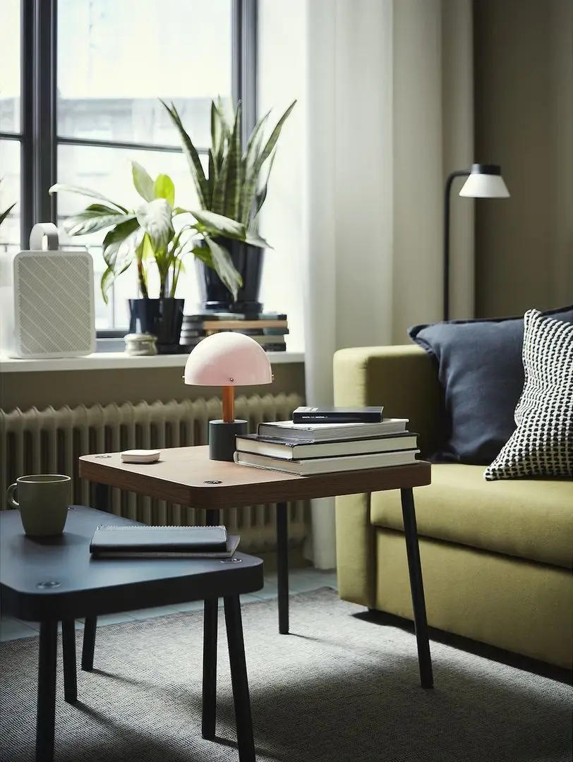 Set mese pentru reviste Ikea Sonhult (Gri/Aspect Nuc)