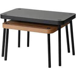 Set mese pentru reviste Ikea Sonhult (Gri/Aspect Nuc) Thumb