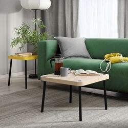 Set mese pentru reviste Ikea Sonhult (Galben/Aspect Mesteacan) Thumb