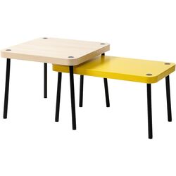Set mese pentru reviste Ikea Sonhult (Galben/Aspect Mesteacan) Thumb
