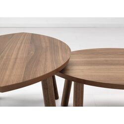 Set mese pentru reviste Ikea Stockholm (Furnir nuc) Thumb