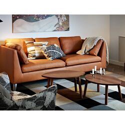 Set mese pentru reviste Ikea Stockholm (Furnir nuc) Thumb