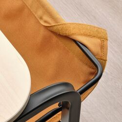 Masuta auxiliara Ikea Olserod 53x50 (Antracit/Aspect Mesteacăn/Galben Inchis) Thumb