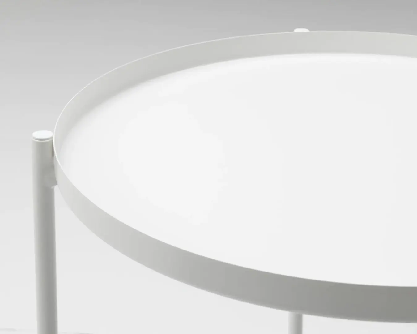 Masa servit Ikea Gladom 45x53 (Alb)