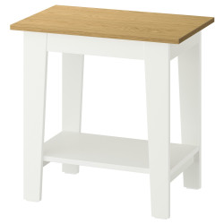 Masa pentru reviste Ikea Ammaryd 59x40 (Alb/Natural) Thumb