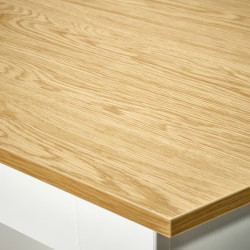 Masa pentru reviste Ikea Ammaryd 59x40 (Alb/Natural) Thumb