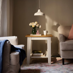 Masa pentru reviste Ikea Ammaryd 59x40 (Alb/Natural)