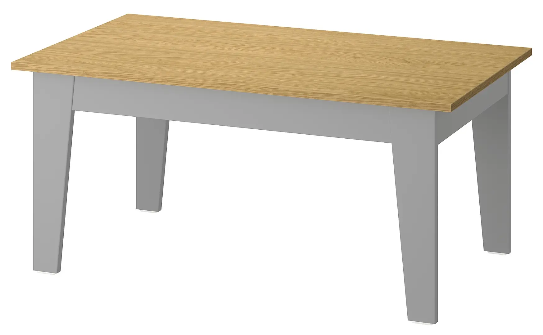 Журнальный столик Ikea Ammaryd 98x59 (Серый/Натуральный)