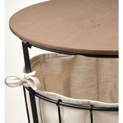 Masa pentru reviste Ikea Angesbyn 43cm (Negru/Pin maro deschis) Thumb