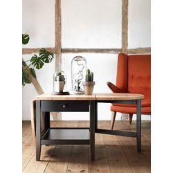 Журнальный столик Ikea Arkelstorp 65x140x52 (Черный) Thumb