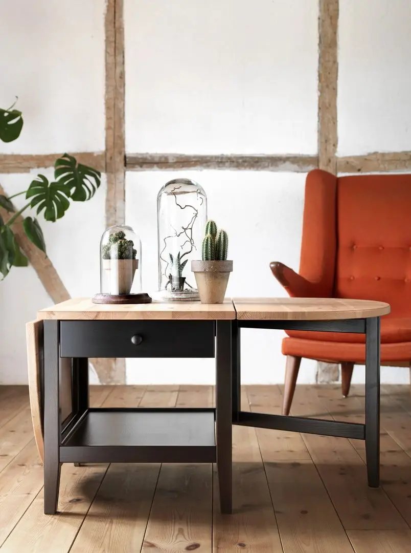 Журнальный столик Ikea Arkelstorp 65x140x52 (Черный)