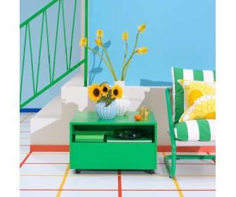 Masa pentru reviste Ikea Garnanas 65x65 (Verde)