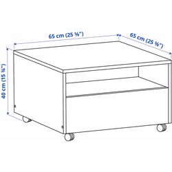 Masa pentru reviste Ikea Garnanas 65x65 (Verde) Thumb