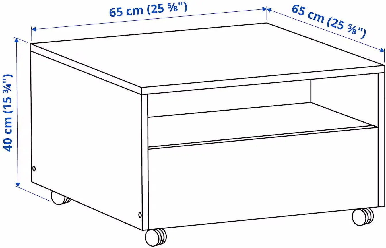 Masa pentru reviste Ikea Garnanas 65x65 (Verde)