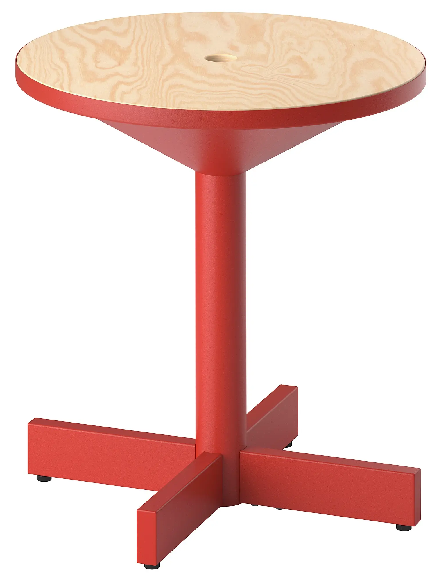 Masa pentru reviste Ikea Grimsarbo (Pin/Rosu deschis)