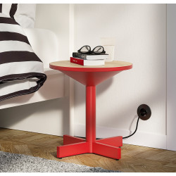 Masa pentru reviste Ikea Grimsarbo (Pin/Rosu deschis) Thumb