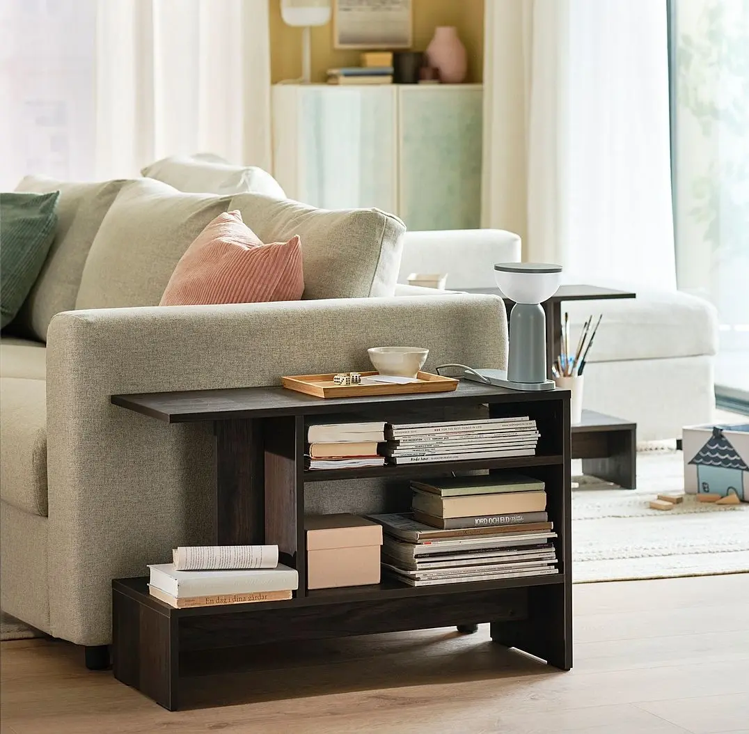 Masa pentru reviste Ikea Holmerud 80x31 (Maro Inchis)