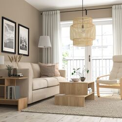 Masa pentru reviste Ikea Holmerud 90x55 (Aspect Stejar) Thumb