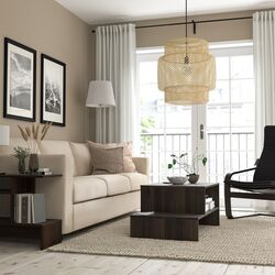 Masa pentru reviste Ikea Holmerud 90x55 (Maro Inchis) Thumb