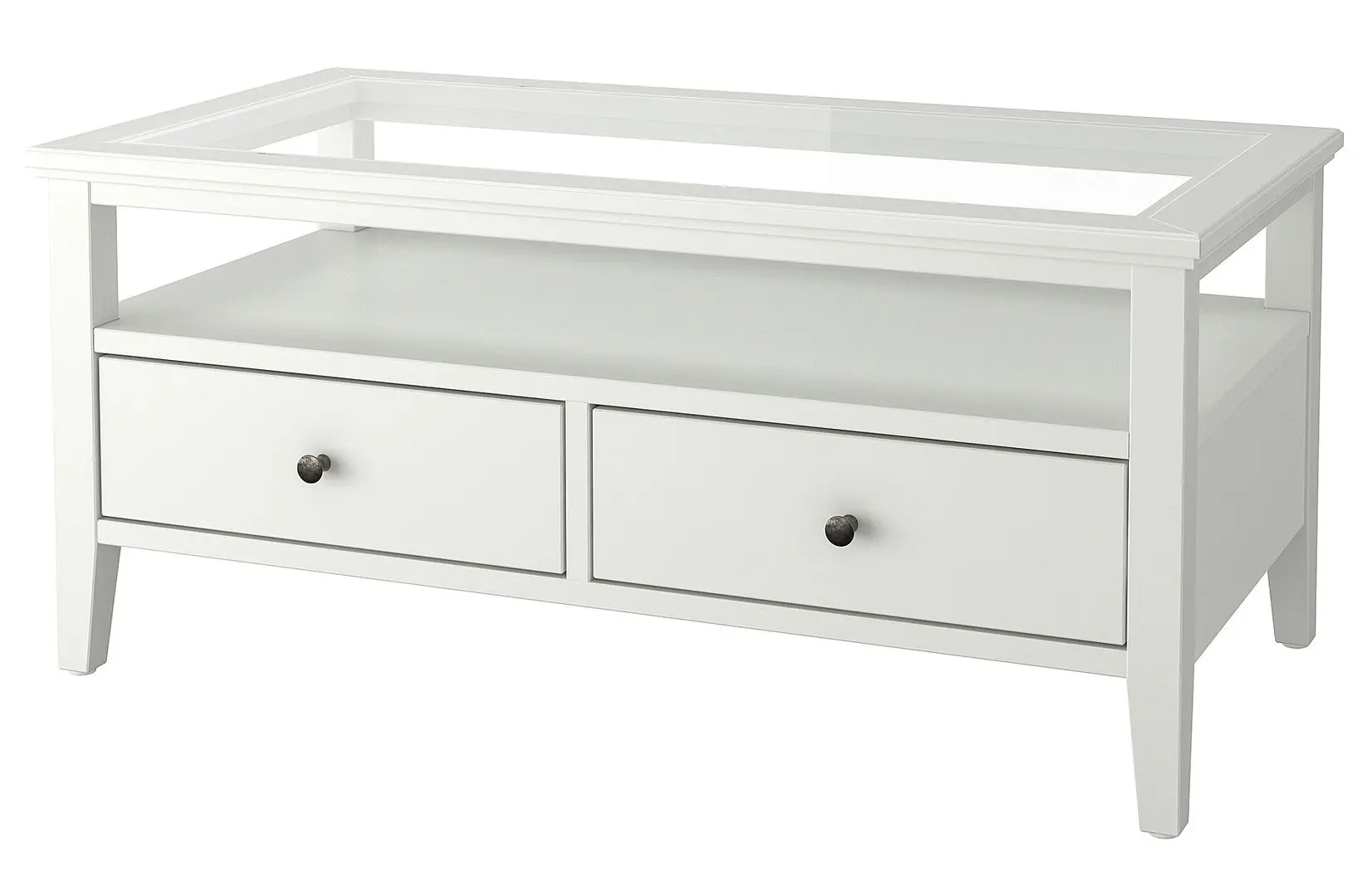 Masa pentru reviste Ikea Idanas 107x55 (Alb)