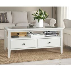 Masa pentru reviste Ikea Idanas 107x55 (Alb)