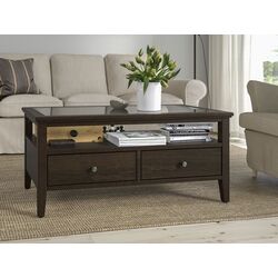 Masa pentru reviste Ikea Idanas 107x55 (Maro Inchis Vopsit)