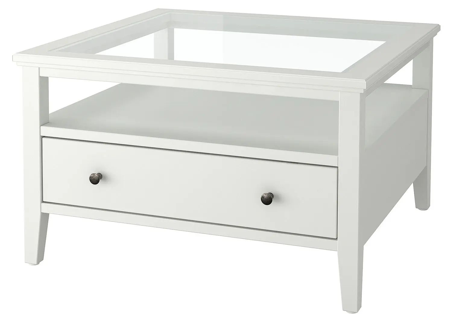 Masa pentru reviste Ikea Idanas 80x80 (Alb)