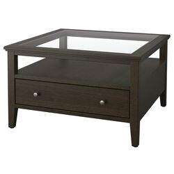 Masa pentru reviste Ikea Idanas 80x80 (Maro Inchis Vopsit) Thumb