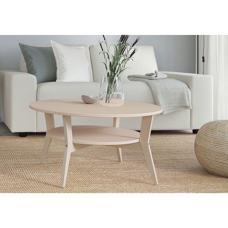 IKEA センターテーブル JAKOBSFORS ベージュ JAKOBSFORS coffee table, oak veneer, 80 cm - IKEA