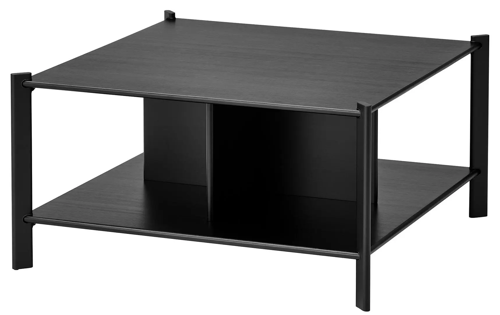 Masa pentru reviste Ikea Jattesta 80x80 (Negru)