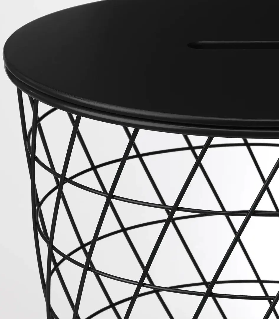 Журнальный столик Ikea Kvistbro 44см (Черный) - 3