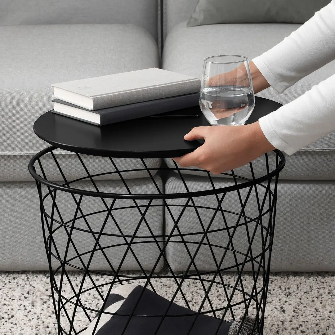 Журнальный столик Ikea Kvistbro 44см (Черный) - 4