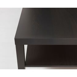 Masa pentru reviste Ikea Lack 118x78 (Negru-Maro) Thumb