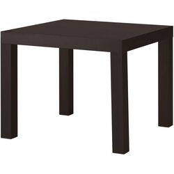 Masa pentru reviste Ikea Lack 55x55 (Negru-Maro)