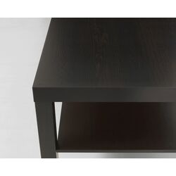Masa pentru reviste Ikea Lack 90x55 (Negru-maro) Thumb