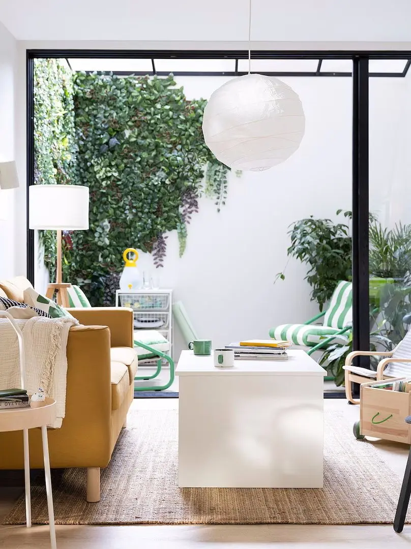 Masa pentru reviste Ikea Ostavall reglabilă 90 (Alb)