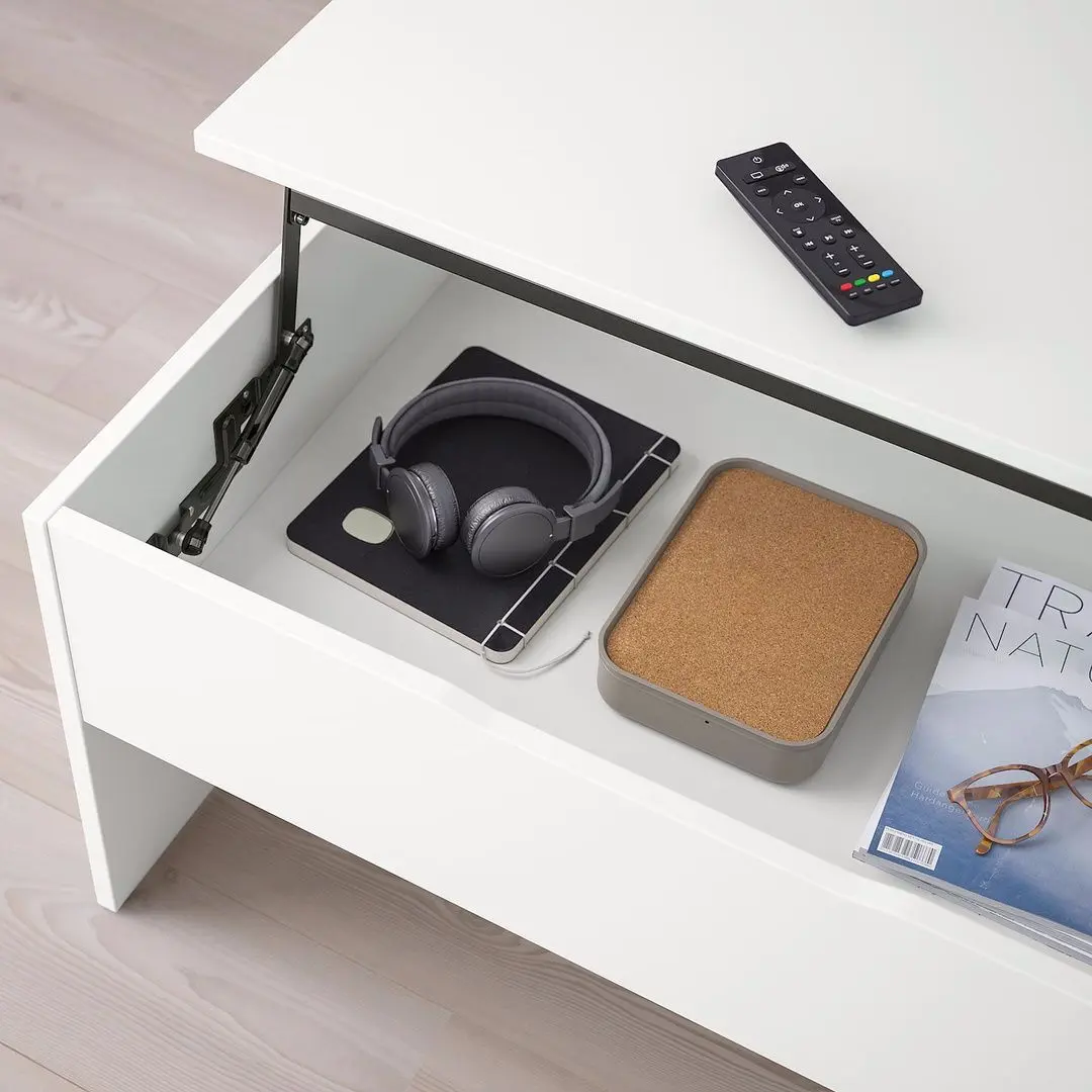 Masa pentru reviste Ikea Ostavall reglabilă 90 (Alb)