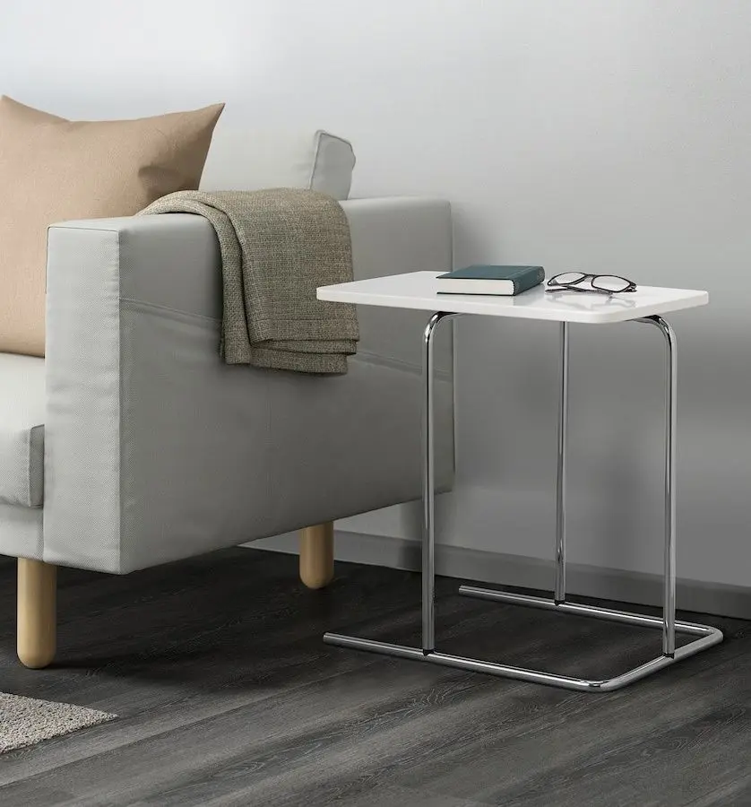 Masa pentru reviste Ikea Rian 50x30 (Alb)