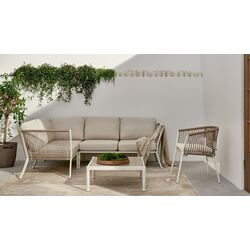 Masa pentru reviste Ikea Segeron 73x73 (Alb/Bej) Thumb