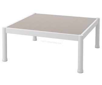 Журнальный столик Ikea Segeron 73x73 (Белый/Бежевый)