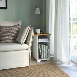 Masa pentru reviste Ikea Skruvby 40x32 (Alb) Thumb