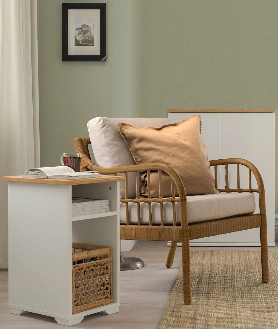 Masa pentru reviste Ikea Skruvby 40x32 (Alb)