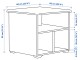 Журнальный столик Ikea Skruvby 60x60 (Белый)