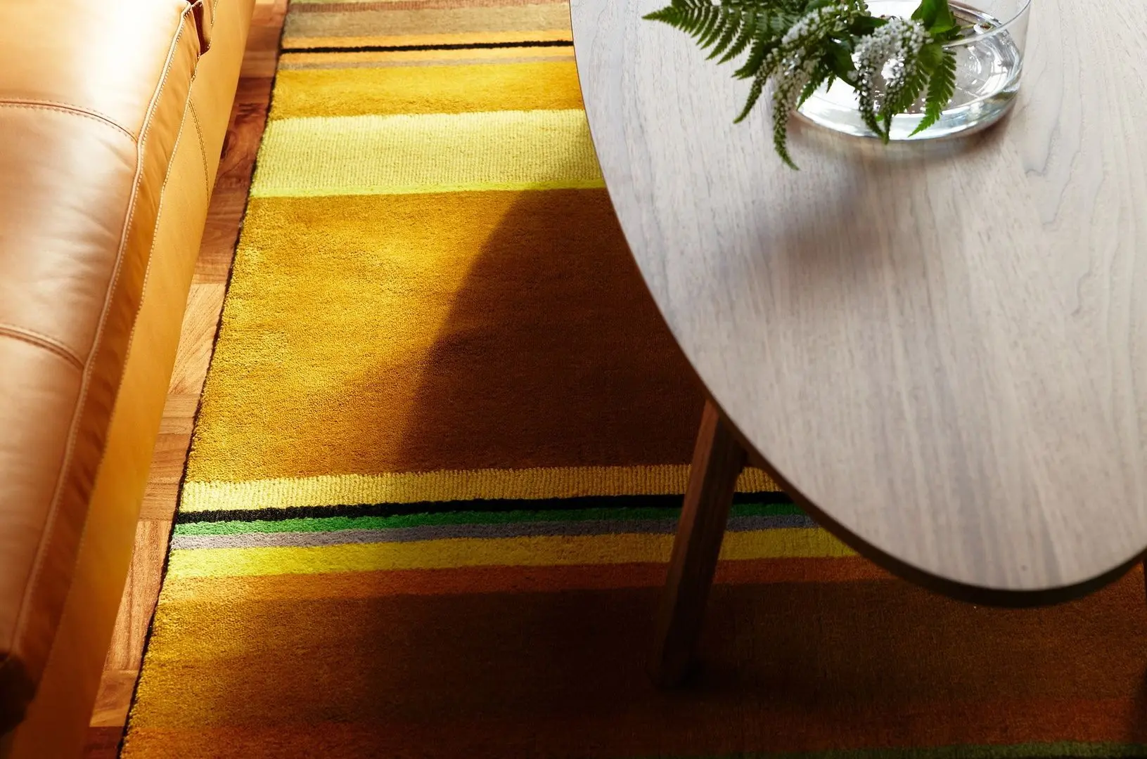 Журнальный столик Ikea Stockholm 180x59 (Ореховый Шпон) - 4