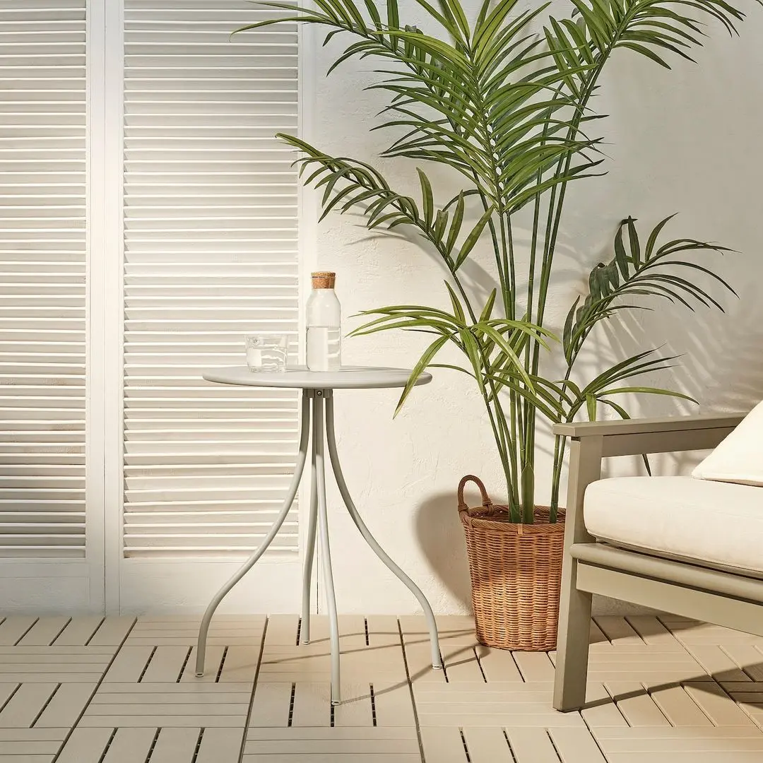 Masa pentru reviste Ikea Tanebro 46cm (Gri deschis-bej)