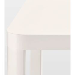 Masa pentru reviste Ikea Tingby cu rotile 64x64cm (Alb) Thumb