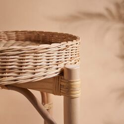 Masa pentru reviste Ikea Tolkning lucrat manual 52cm (Natural) Thumb