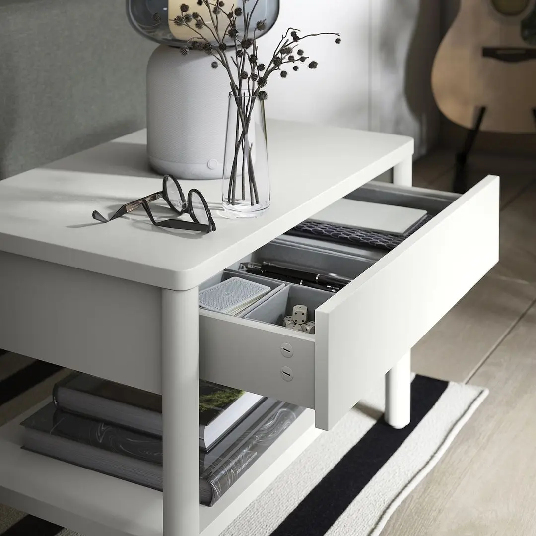 Masa pentru reviste Ikea Tonstad 64x40 (Alb)