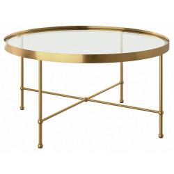 Masa pentru reviste Ikea Torsjo 88 (Auriu/Sticla) Thumb